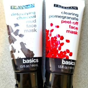 2 Kinds of Face Masks, Detoxifying Charcoal Mud & Clearing Pomegranate Peel Off